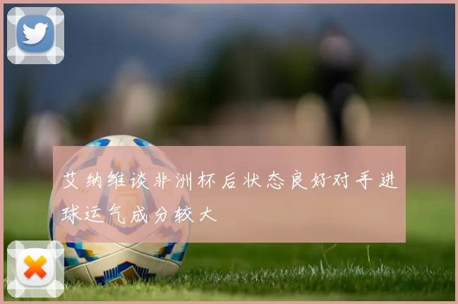 艾纳维谈非洲杯后状态良好对手进球运气成分较大